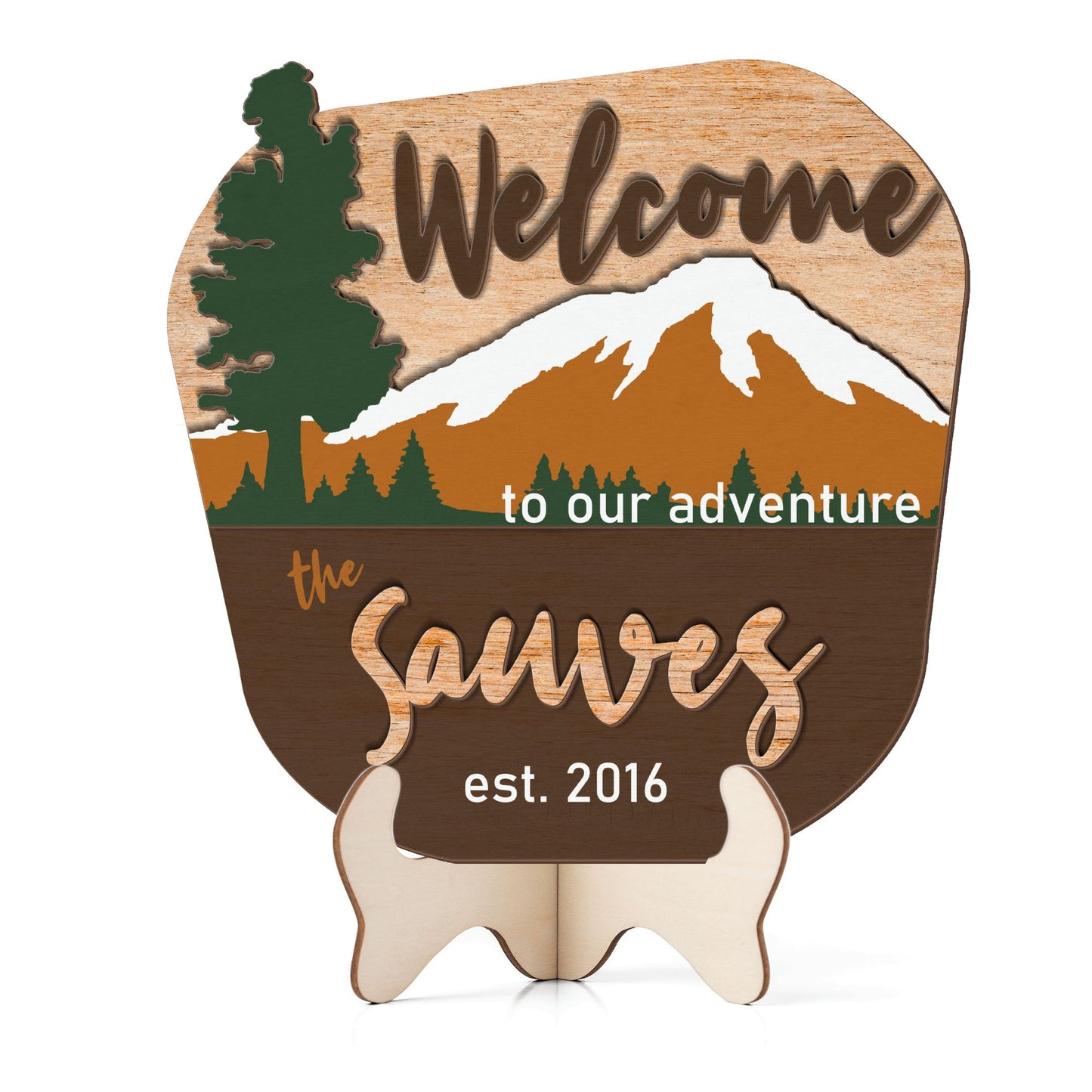 Welcome Adventure Sign