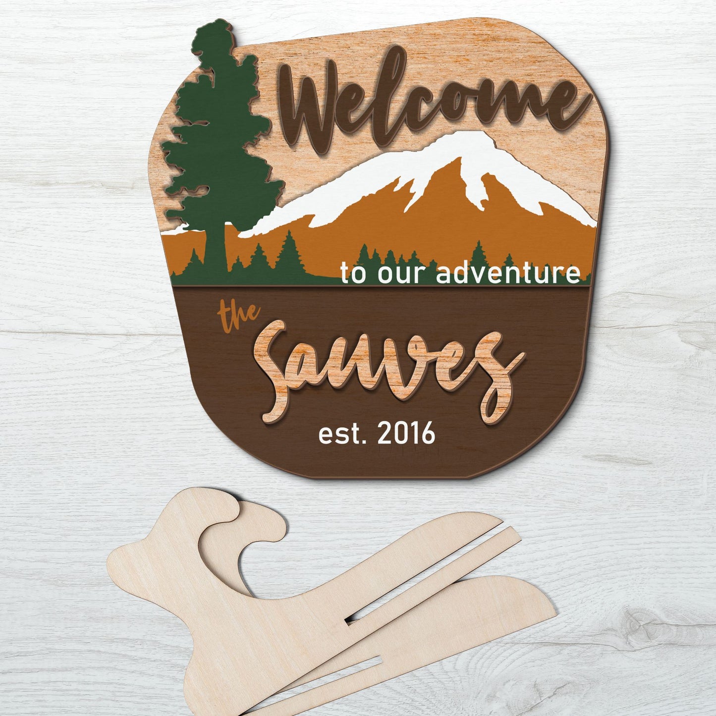 Welcome Adventure Sign