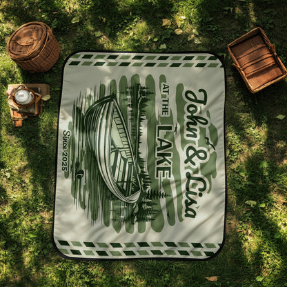 At The Lake Blanket