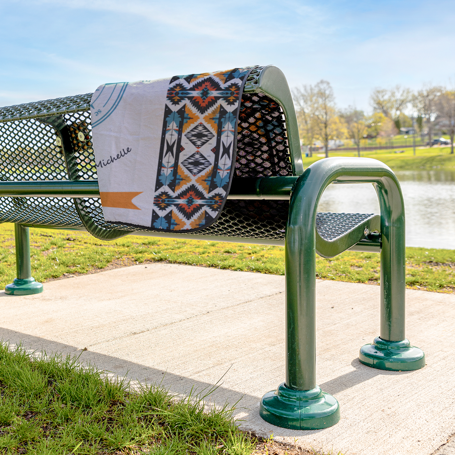 Tribal_Camping_Adventure_StadiumBlanket_Lifestyle_Bench_H_AS_Mockup.png