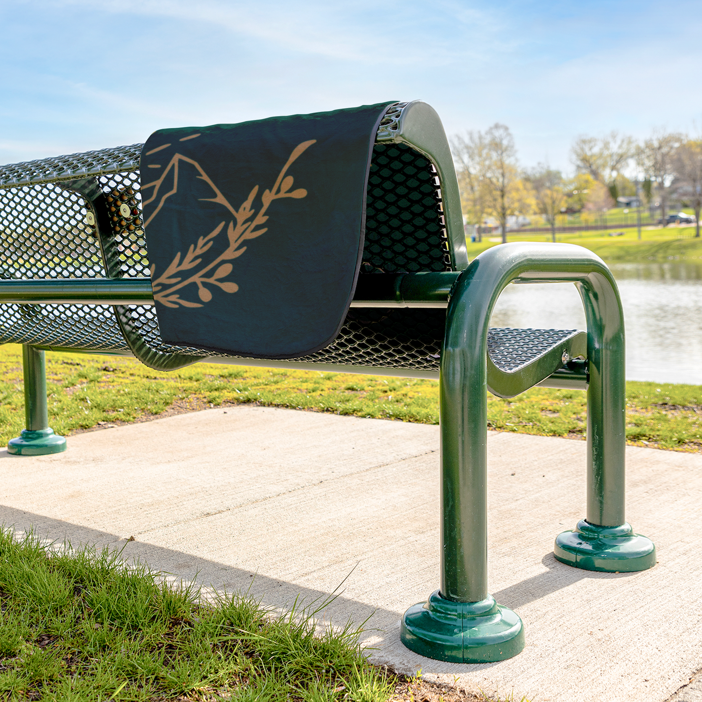 mountain_sunrise_blanket_StadiumBlanket_Lifestyle_Bench_H_AS_Mockup.png